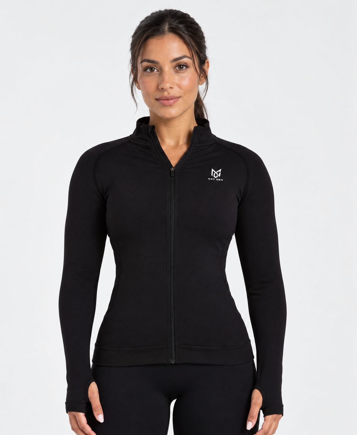 Define Zip Jacket in Onyx Black