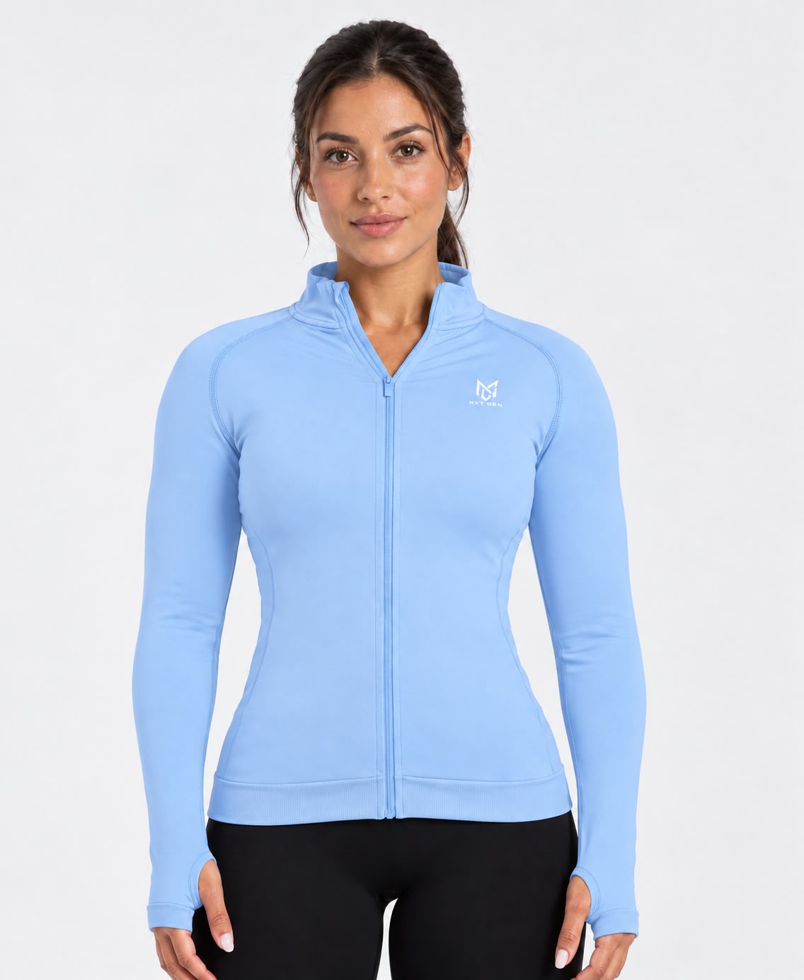 Define Zip Jacket, Powder Blue